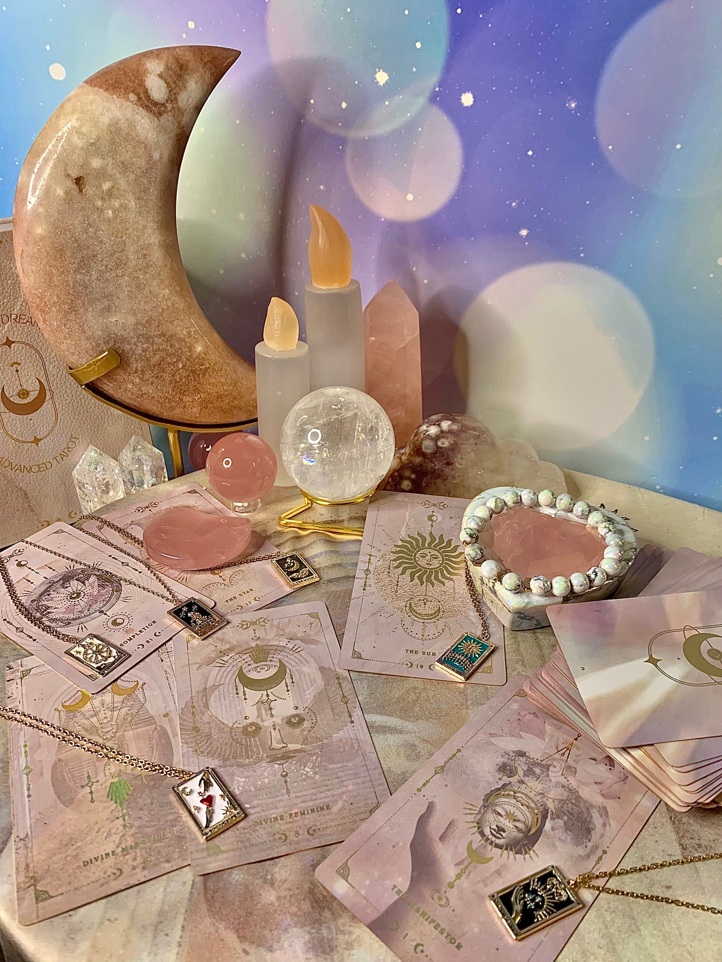 The “Moon” Tarot Card Fashion Necklace