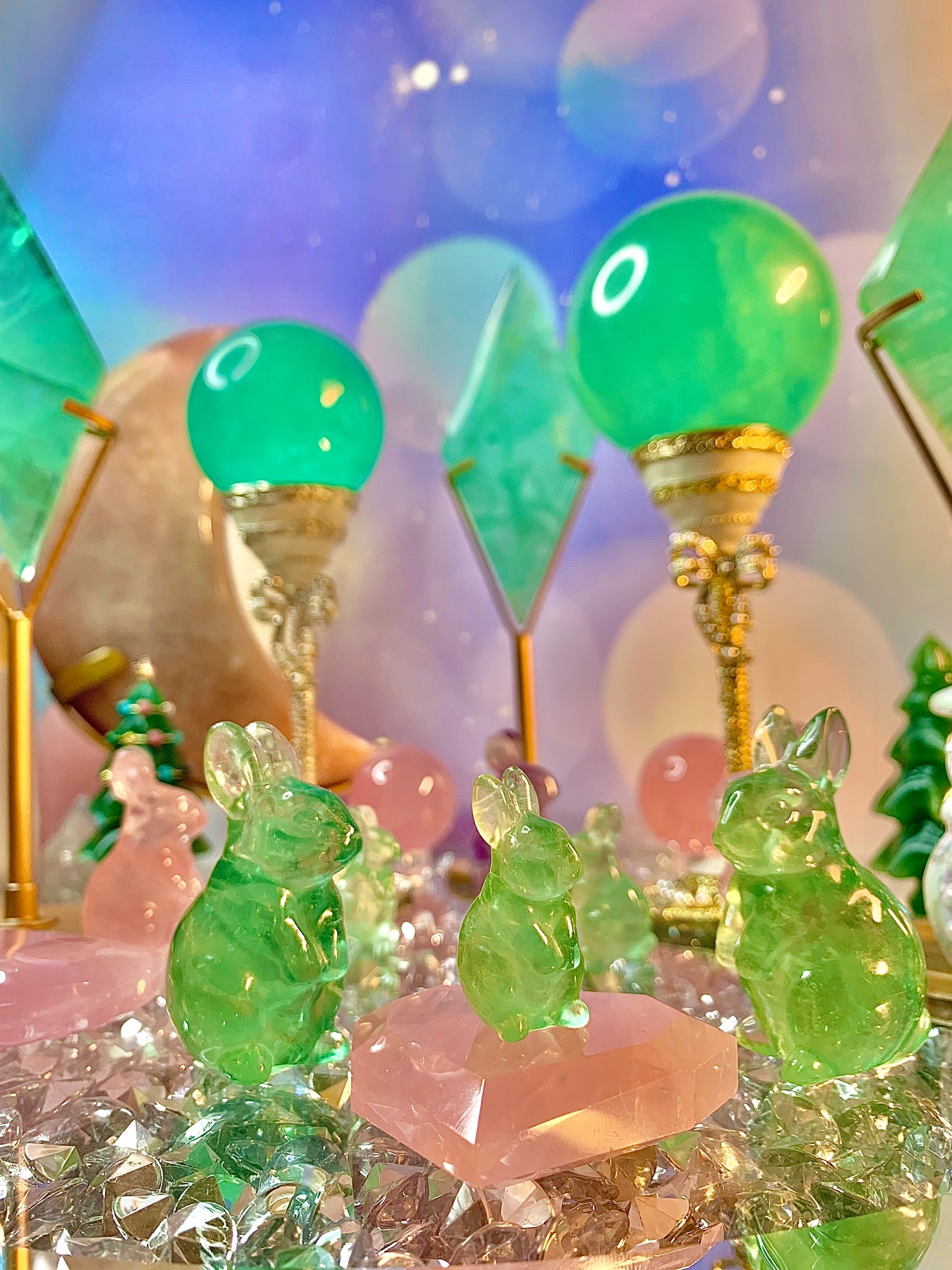 Green Fluorite Mini Bunny Craving