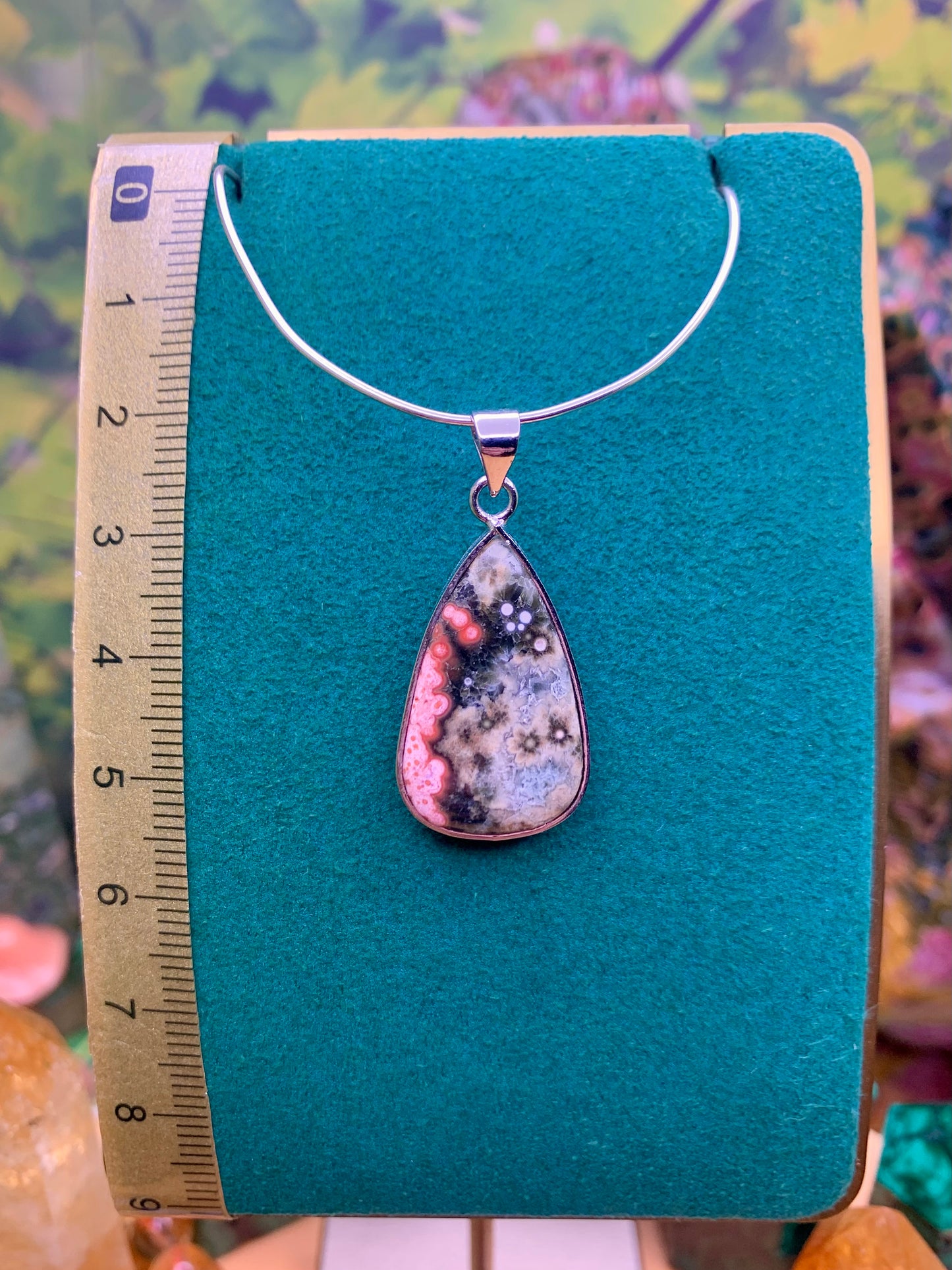 Ocean Jasper Pendant set in Sterling Silver