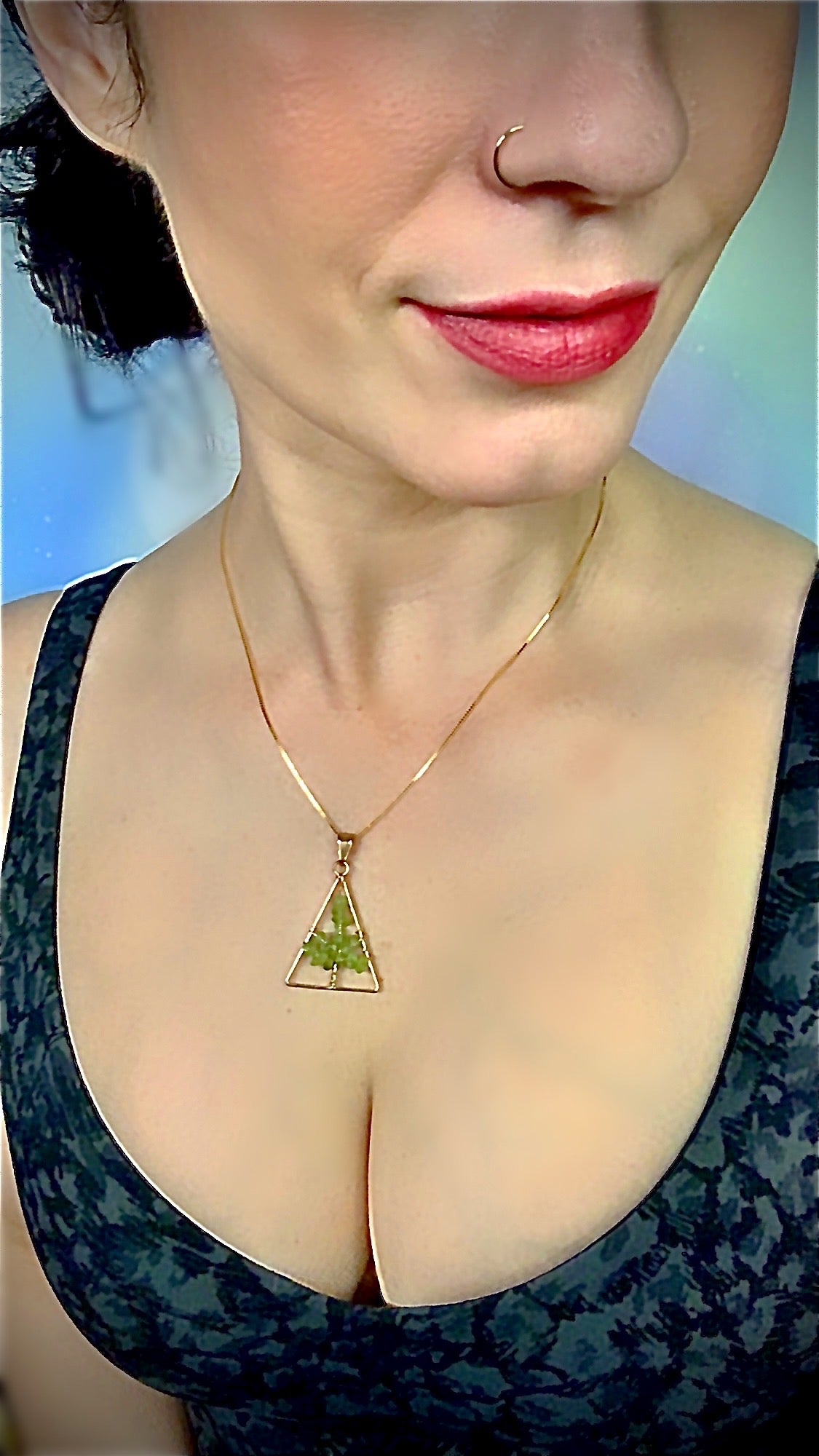 Green Aventurine Tree 🌳 of Life Pendant