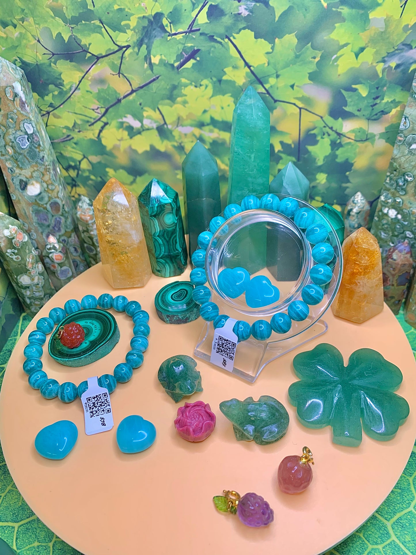 Zebra 🦓 Stripped Amazonite 9.5mm