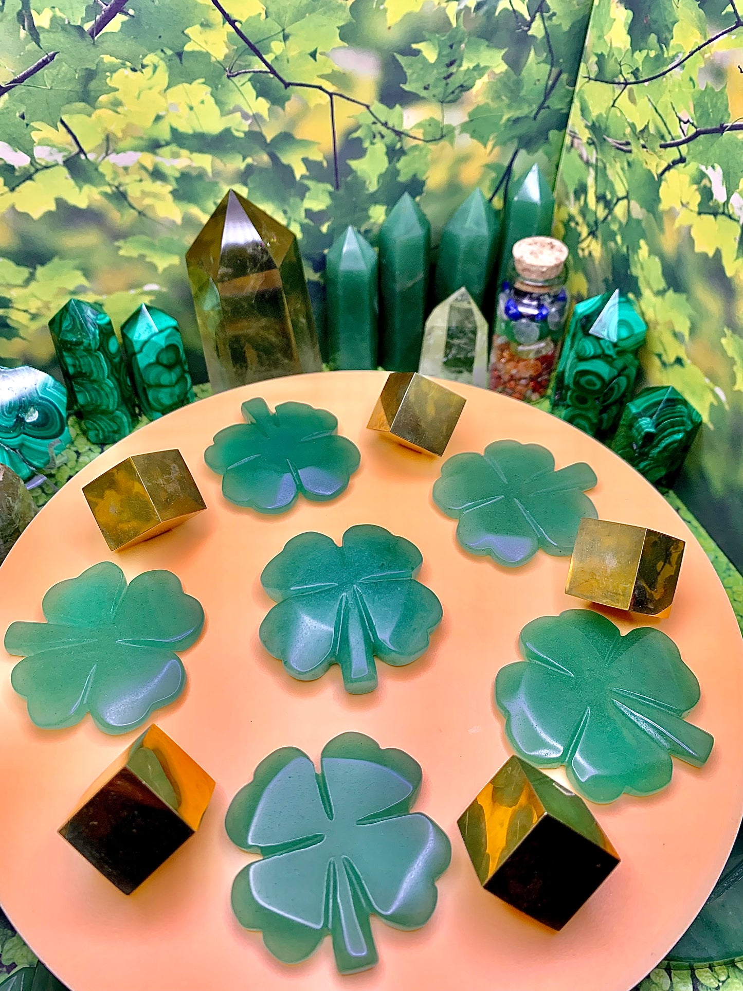 Pyrite Floating Mini Cube