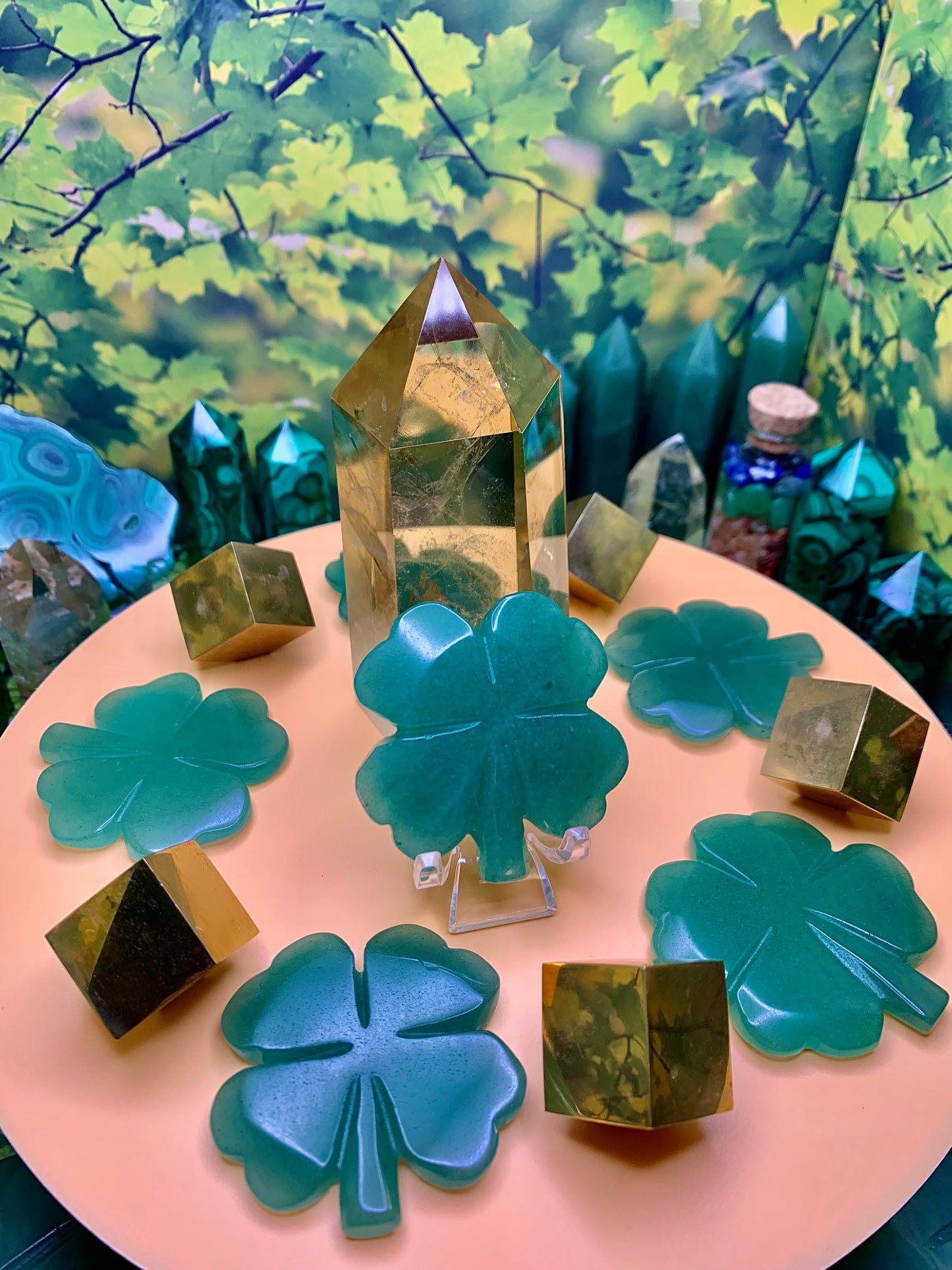 Pyrite Floating Mini Cube