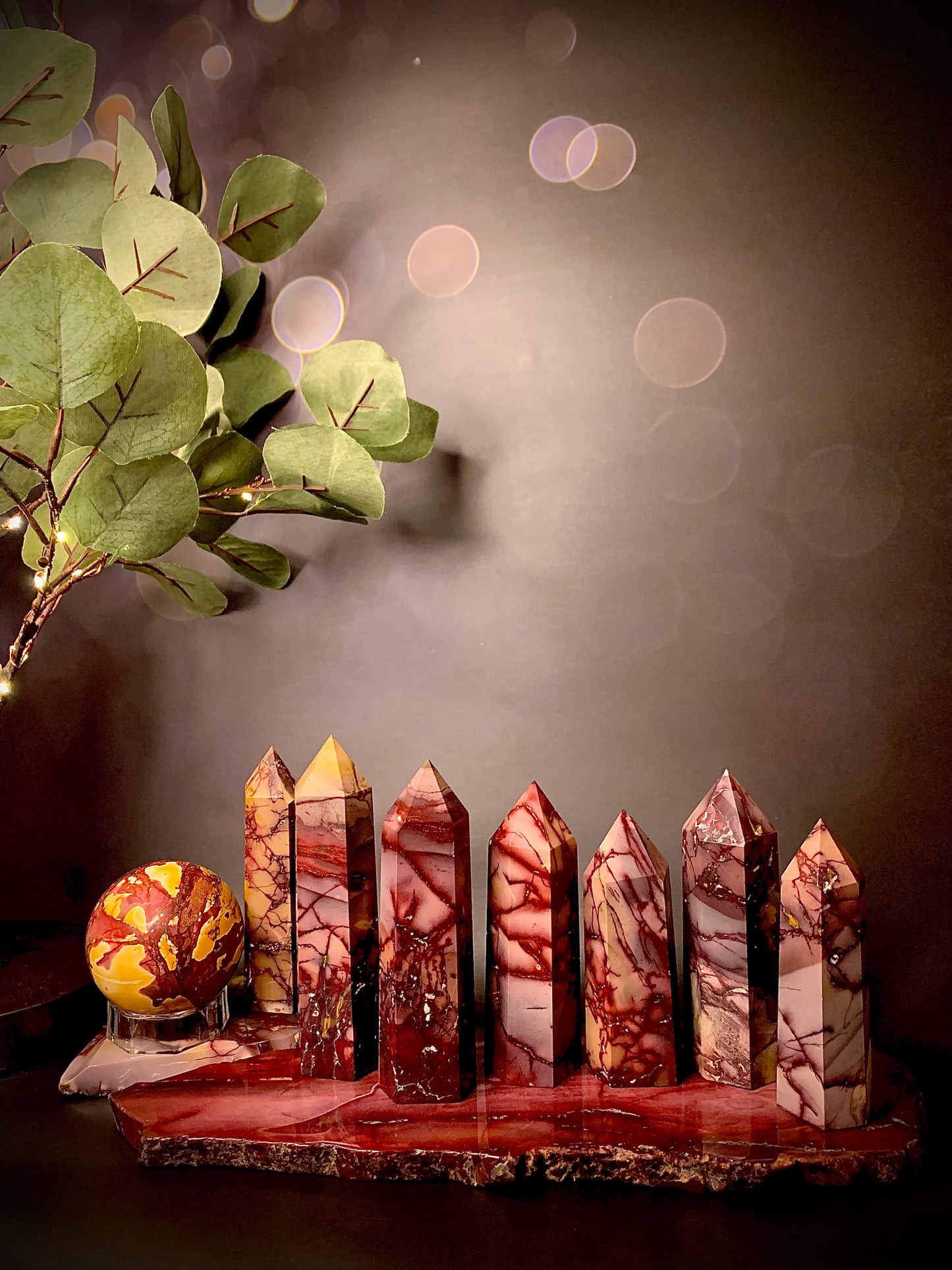 Purple Mookaite Towers (Medium)