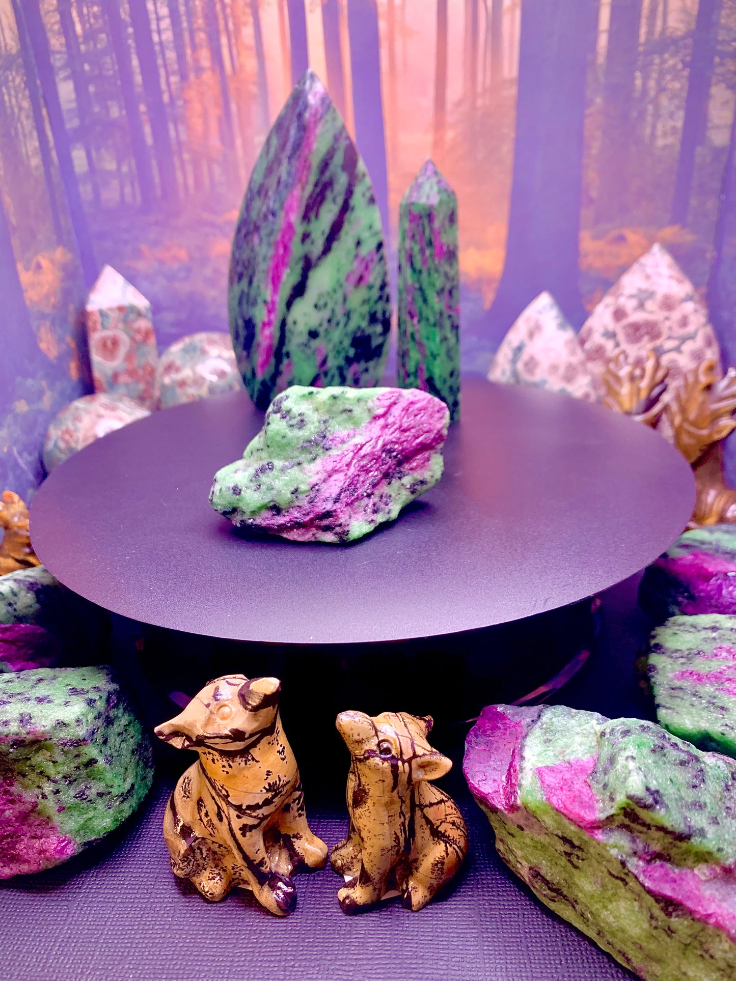 Ruby Zoisite Freeform Raw Stone