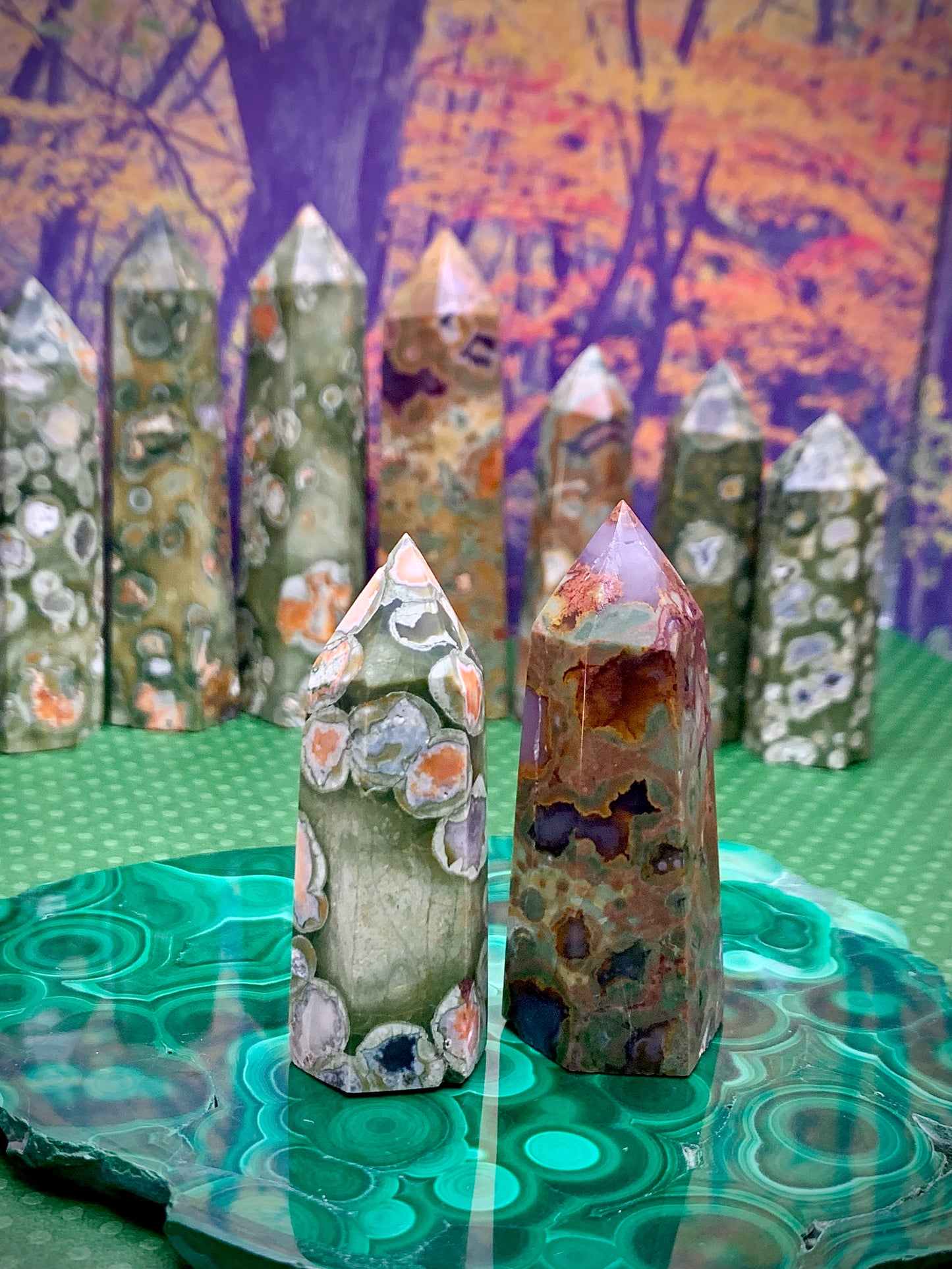 Rainforest Jasper Towers (Small)