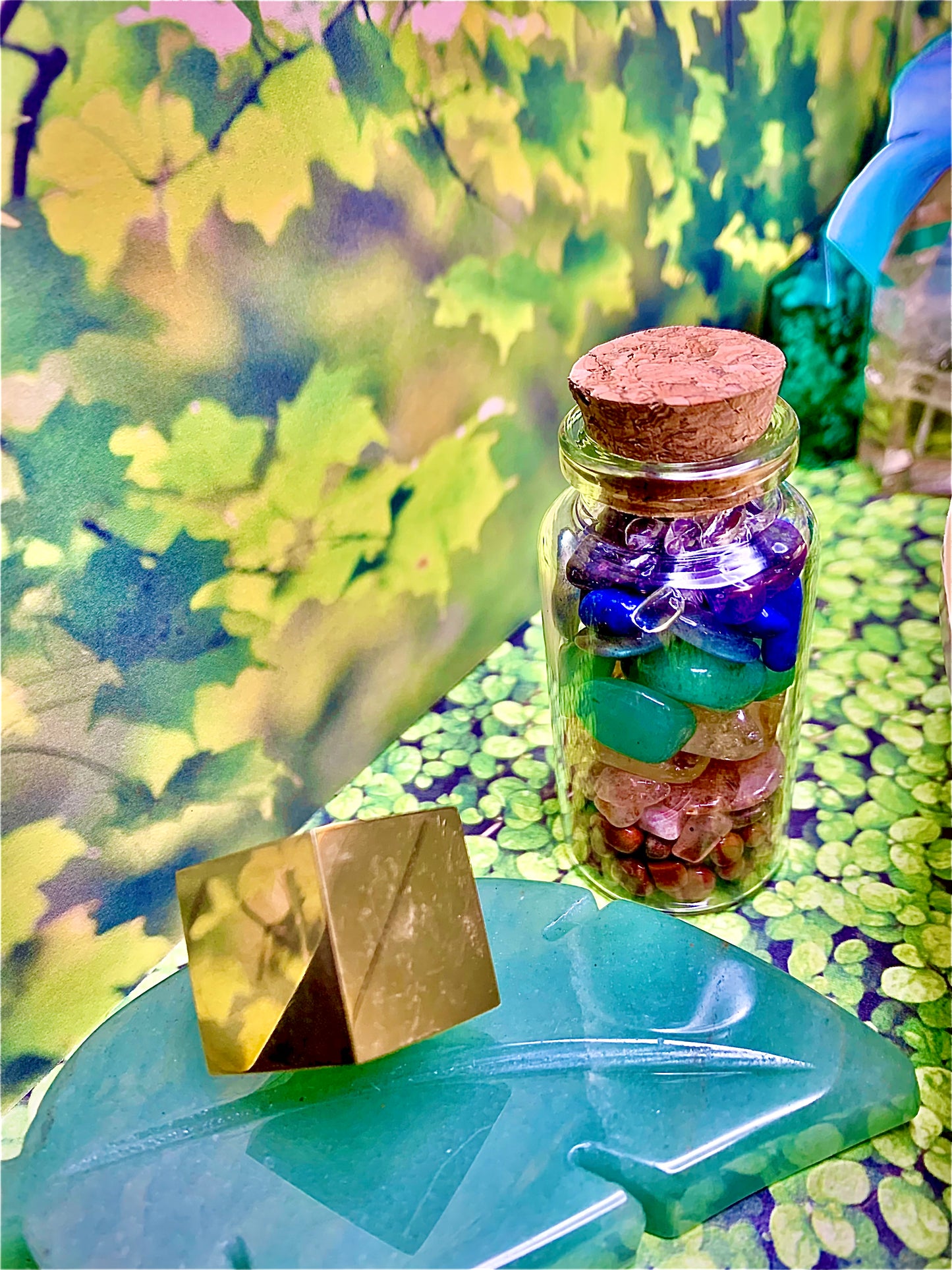 Pyrite Floating Mini Cube