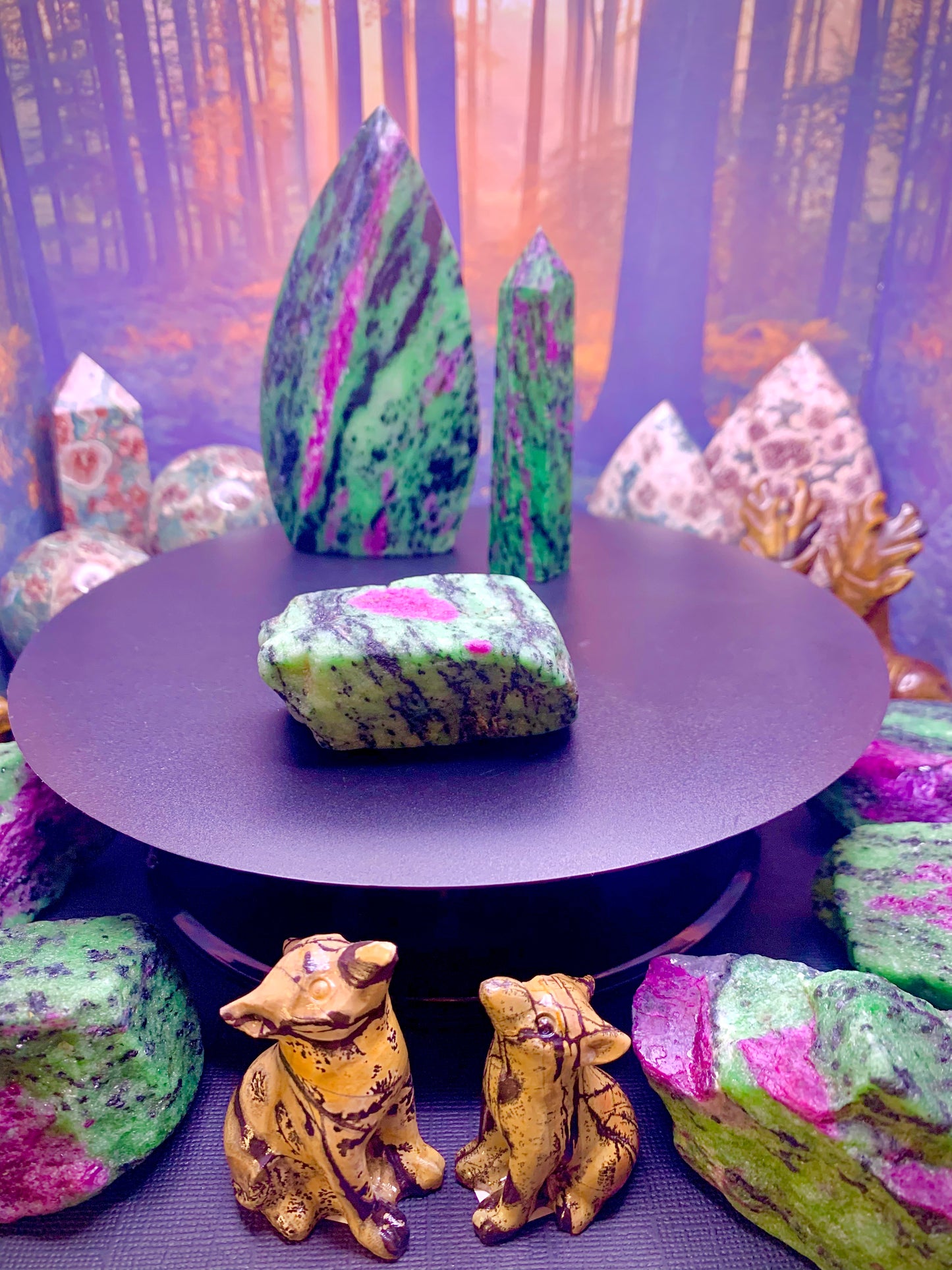 Ruby Zoisite Freeform Raw Stone