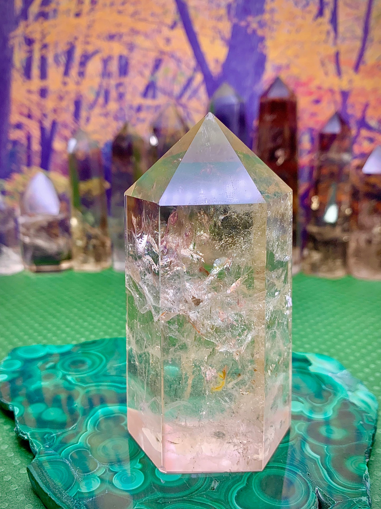 Citrine Tower w/ Hints of Golden Healer (Large)
