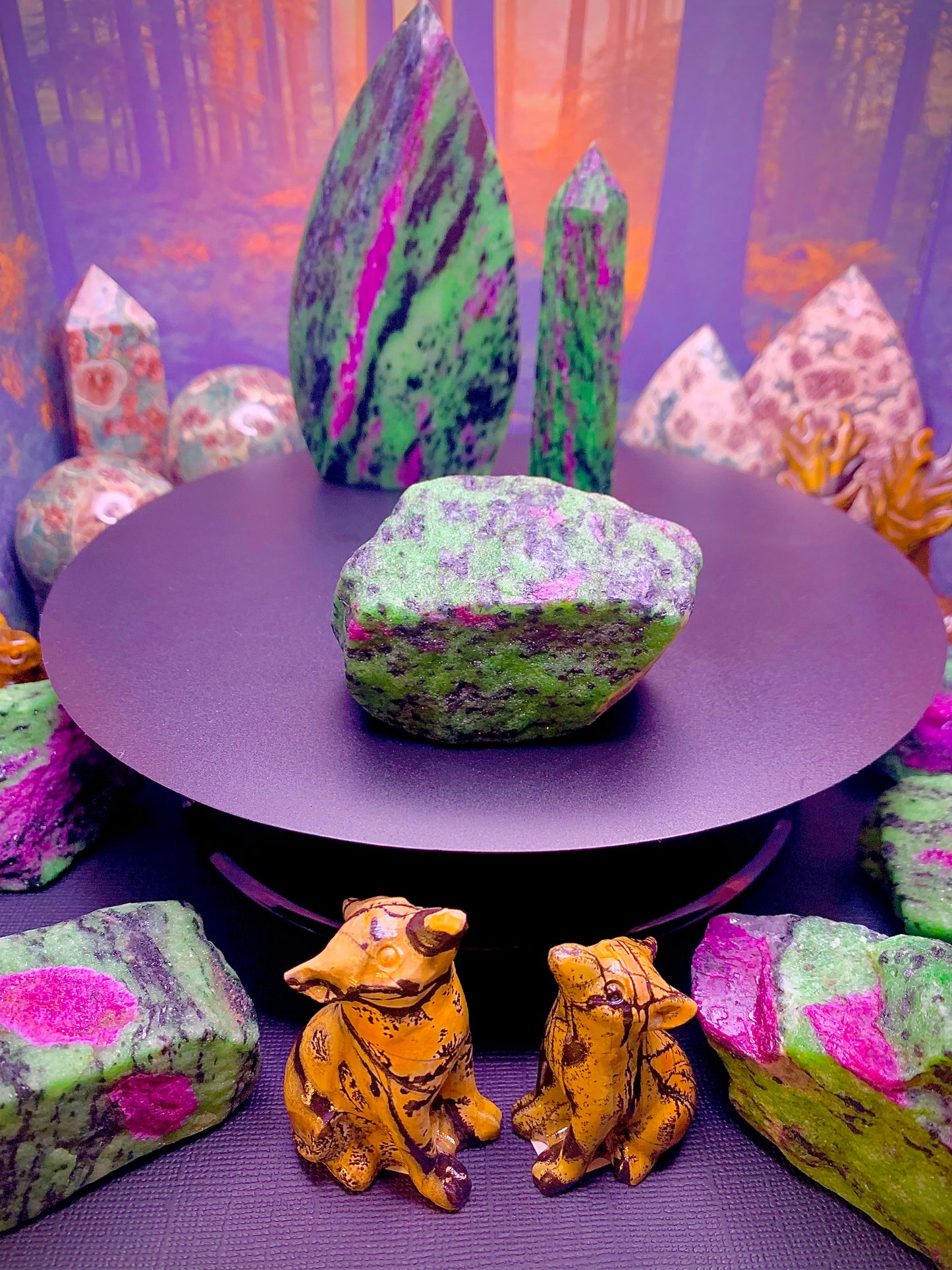 Ruby Zoisite Freeform Raw Stone