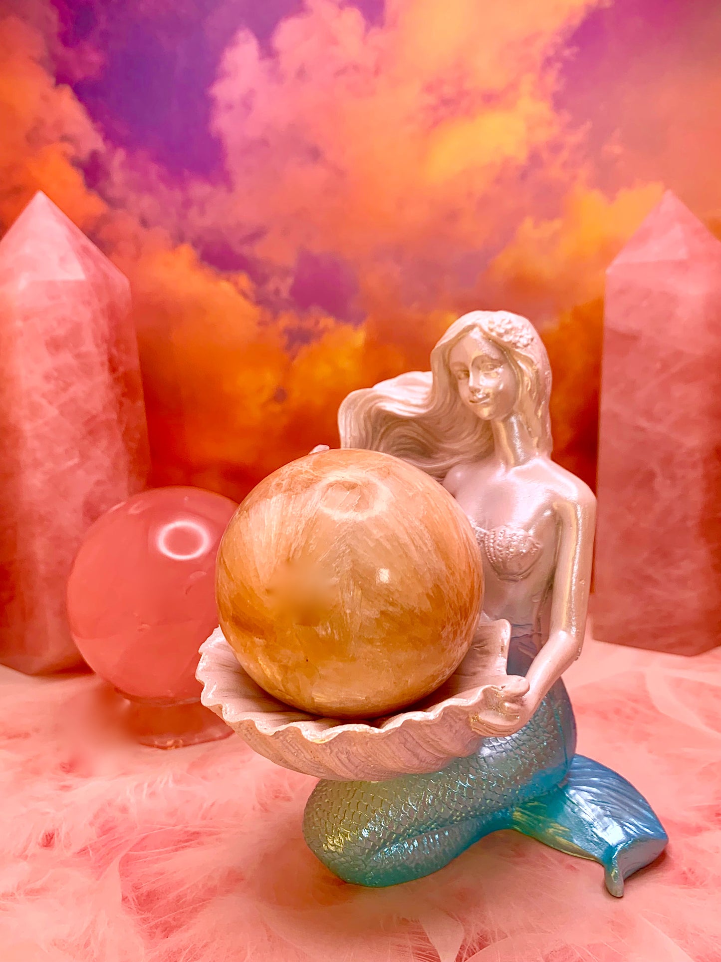 Mermaid Sphere Stand