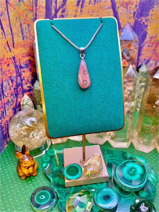 Ocean Jasper Pendant set in Sterling Silver