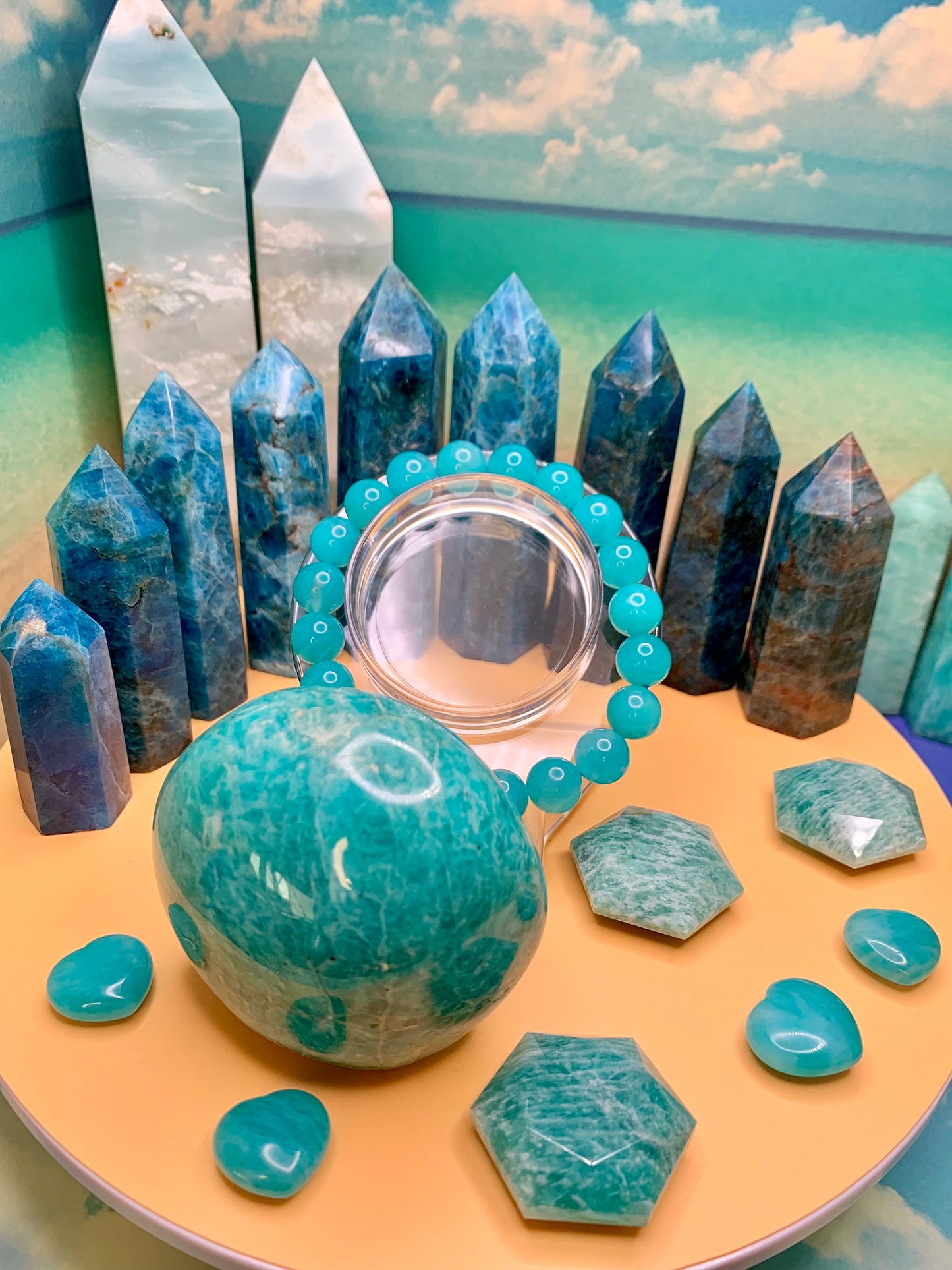 Amazonite HQ* (Gemmy) Mini Heart