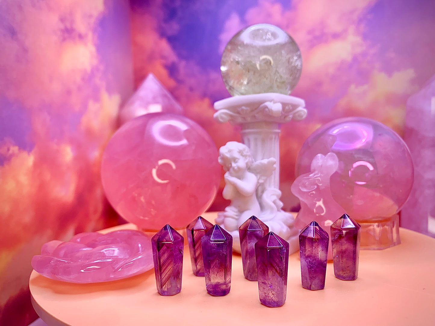 Phantom Amethyst Mini Points