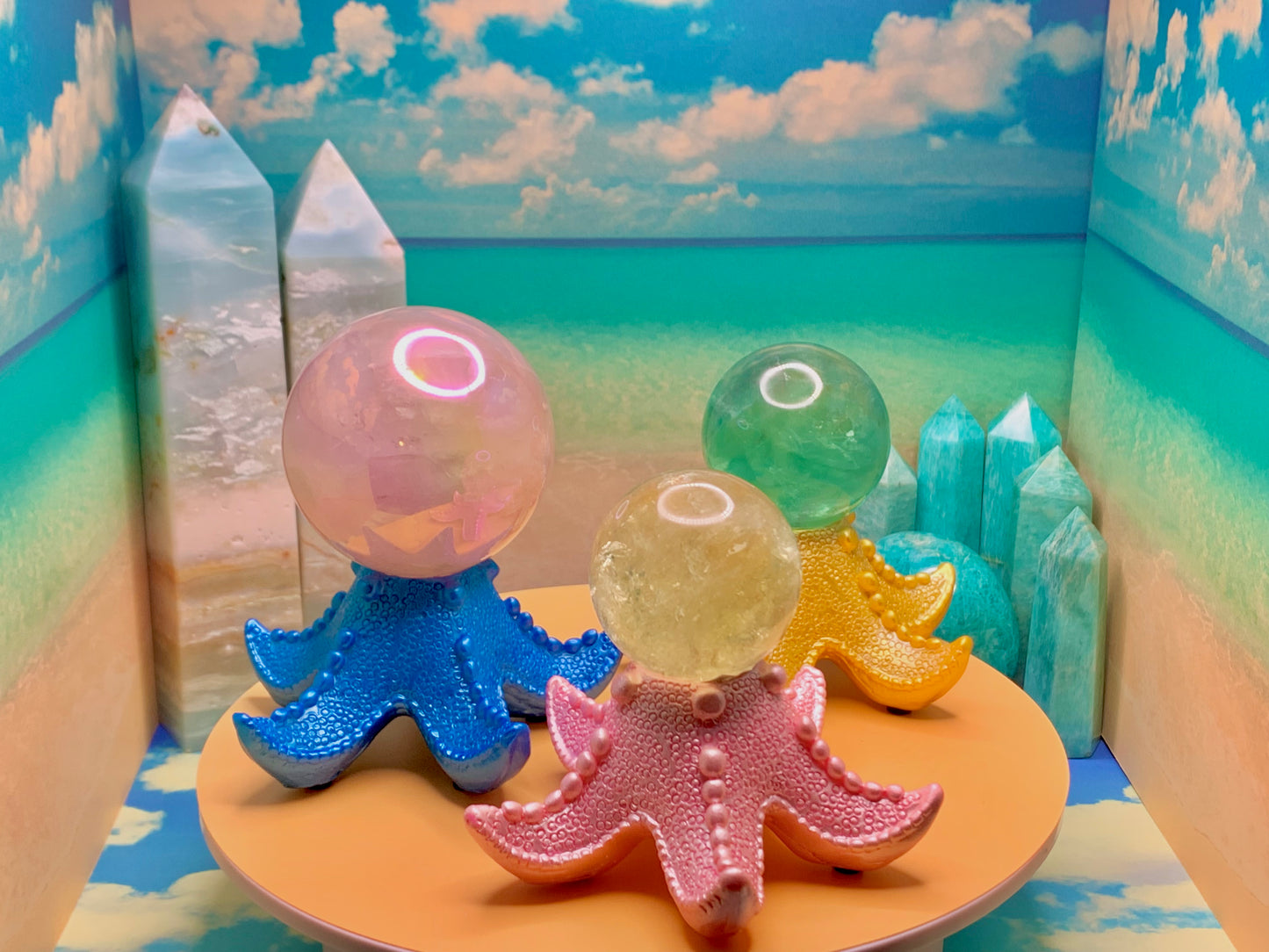 Starfish Sphere Holder (Blue)
