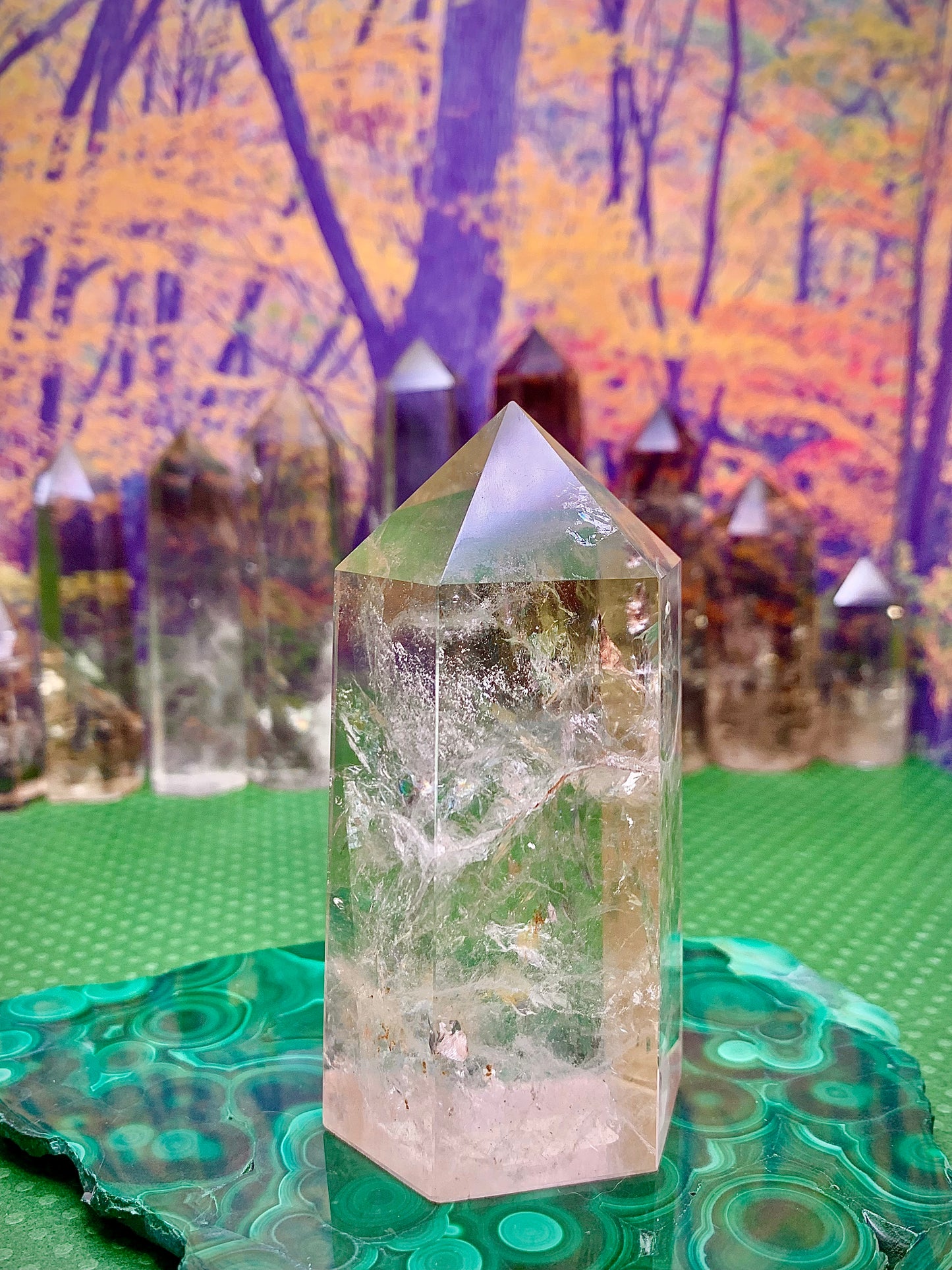 Citrine Tower w/ Hints of Golden Healer (Large)