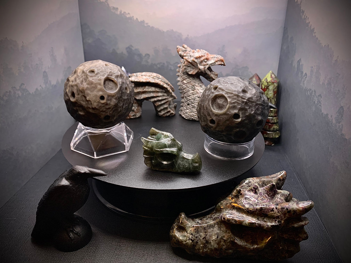 Yooperlite Large Dragon Skull