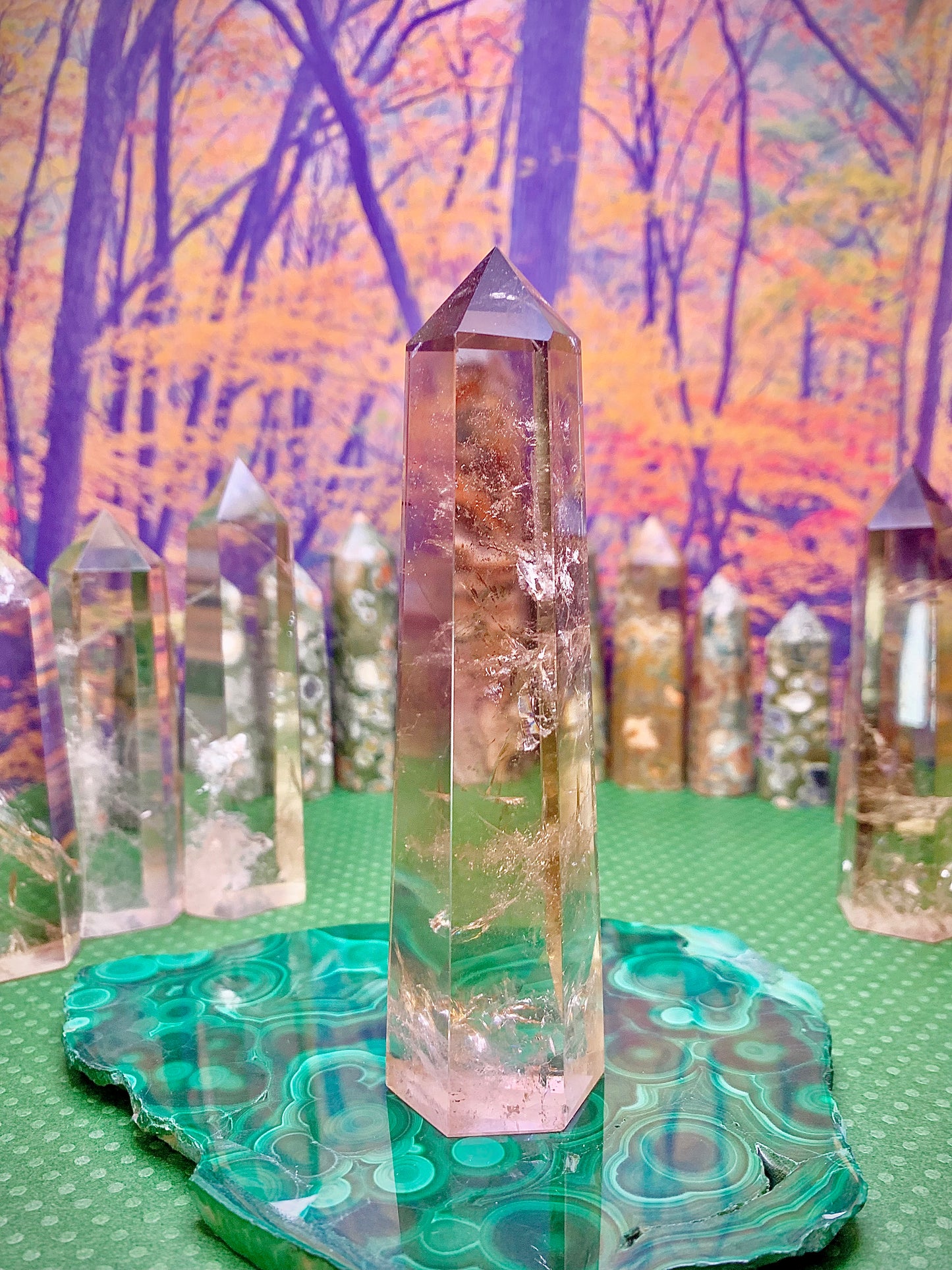 Smoky Citrine Tower