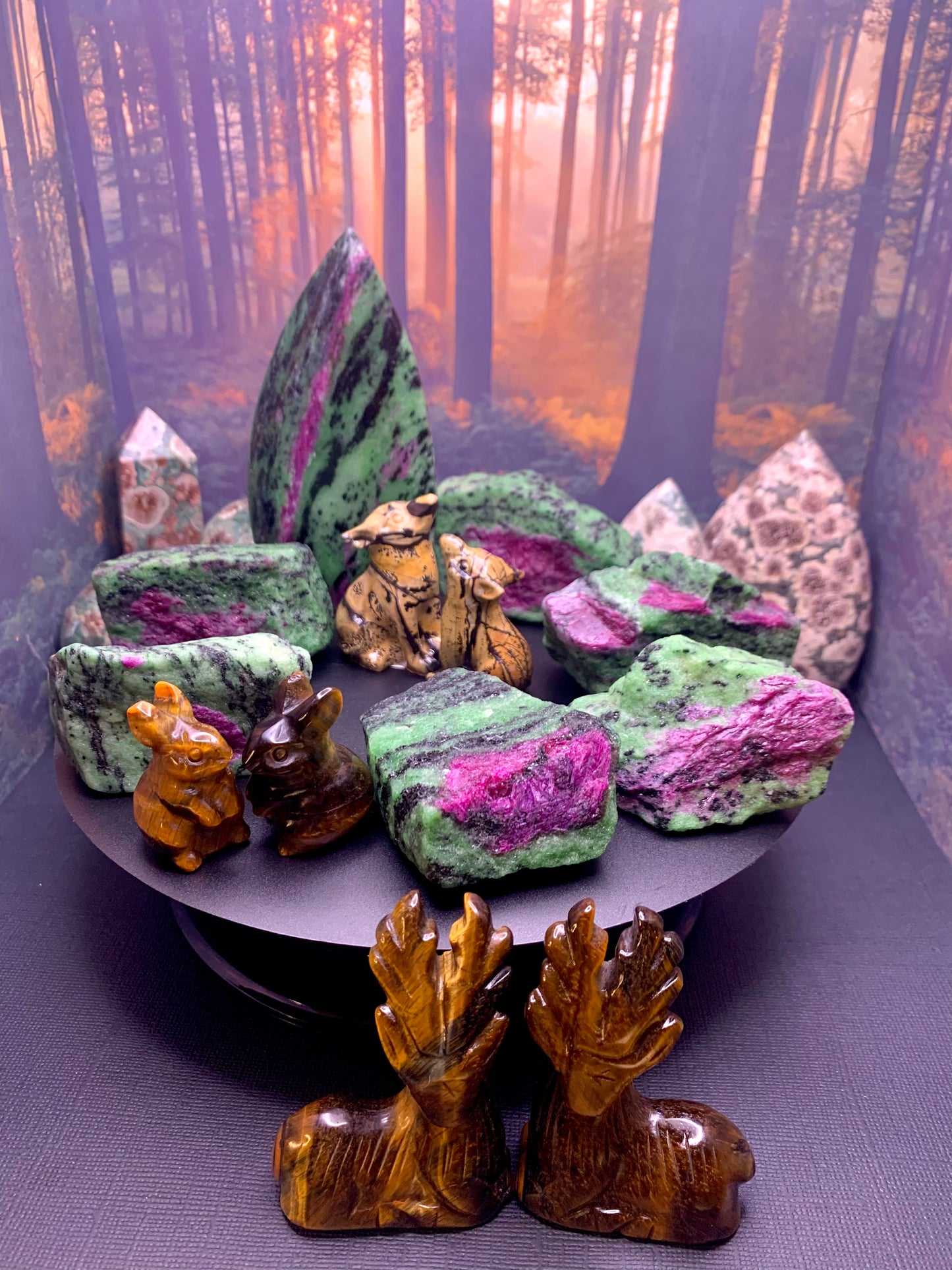 Ruby Zoisite Freeform Raw Stone