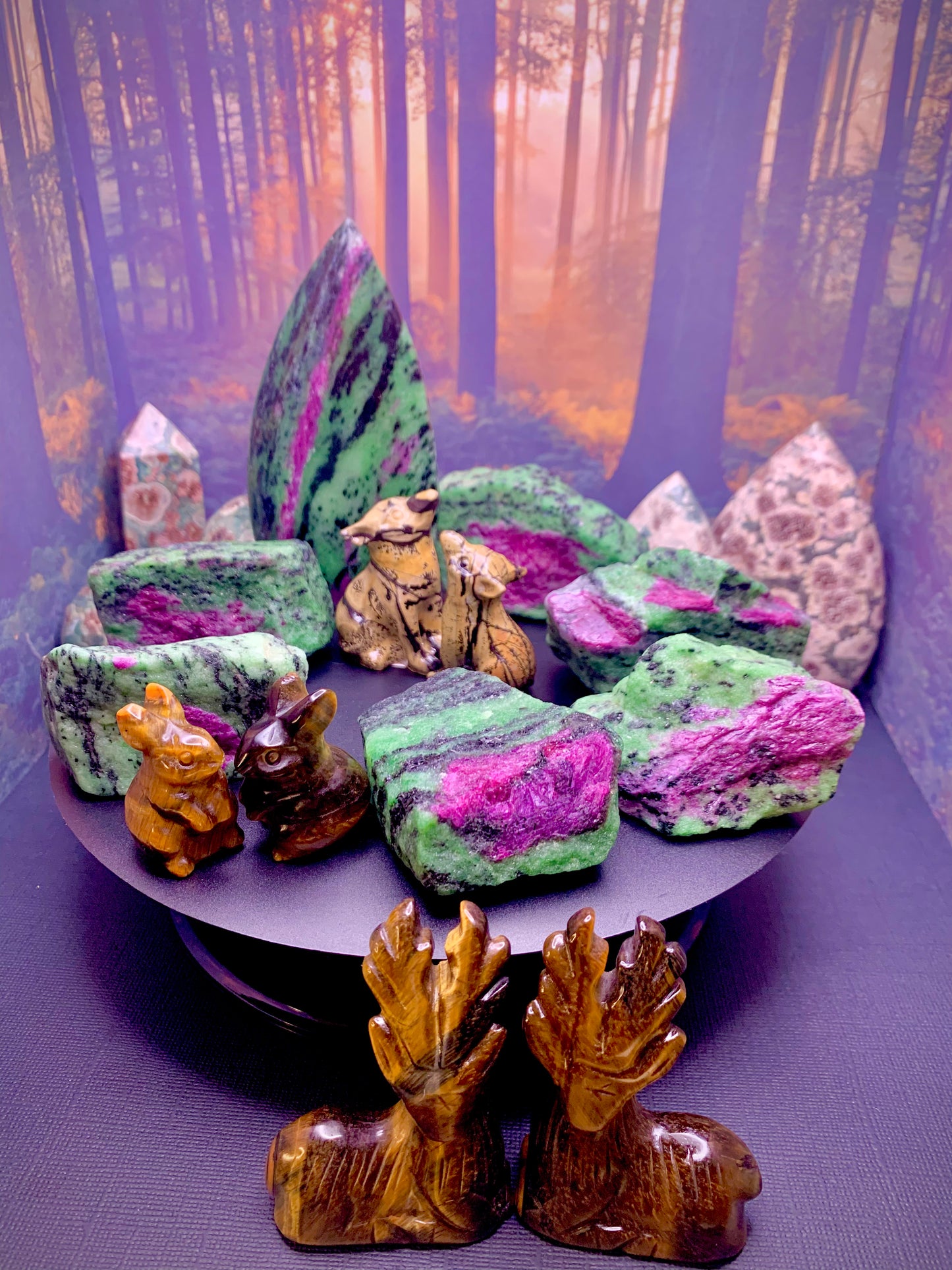 Ruby Zoisite Freeform Raw Stone