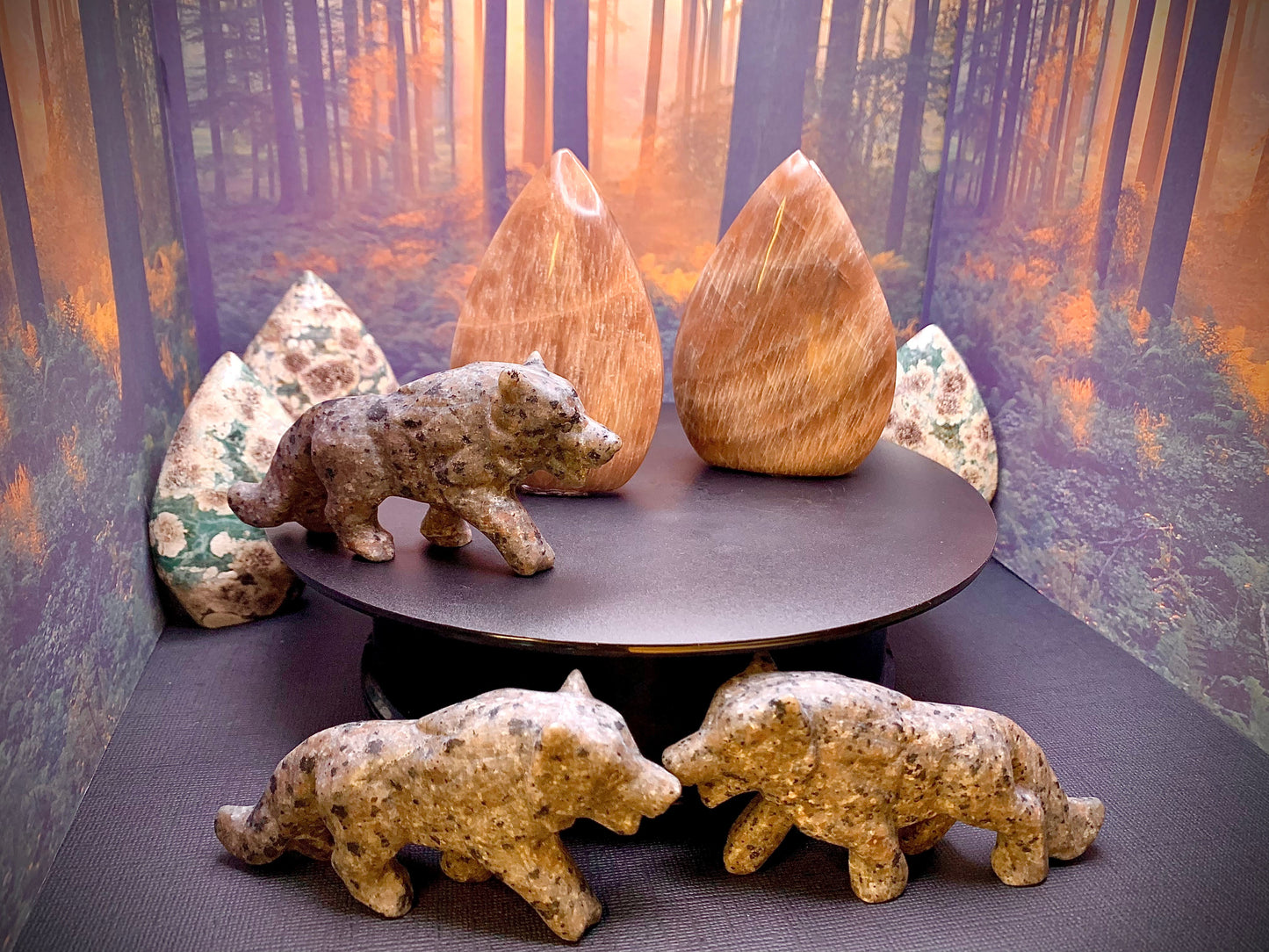 Golden Sunstone Flame 🔥 Freeform (Larger)