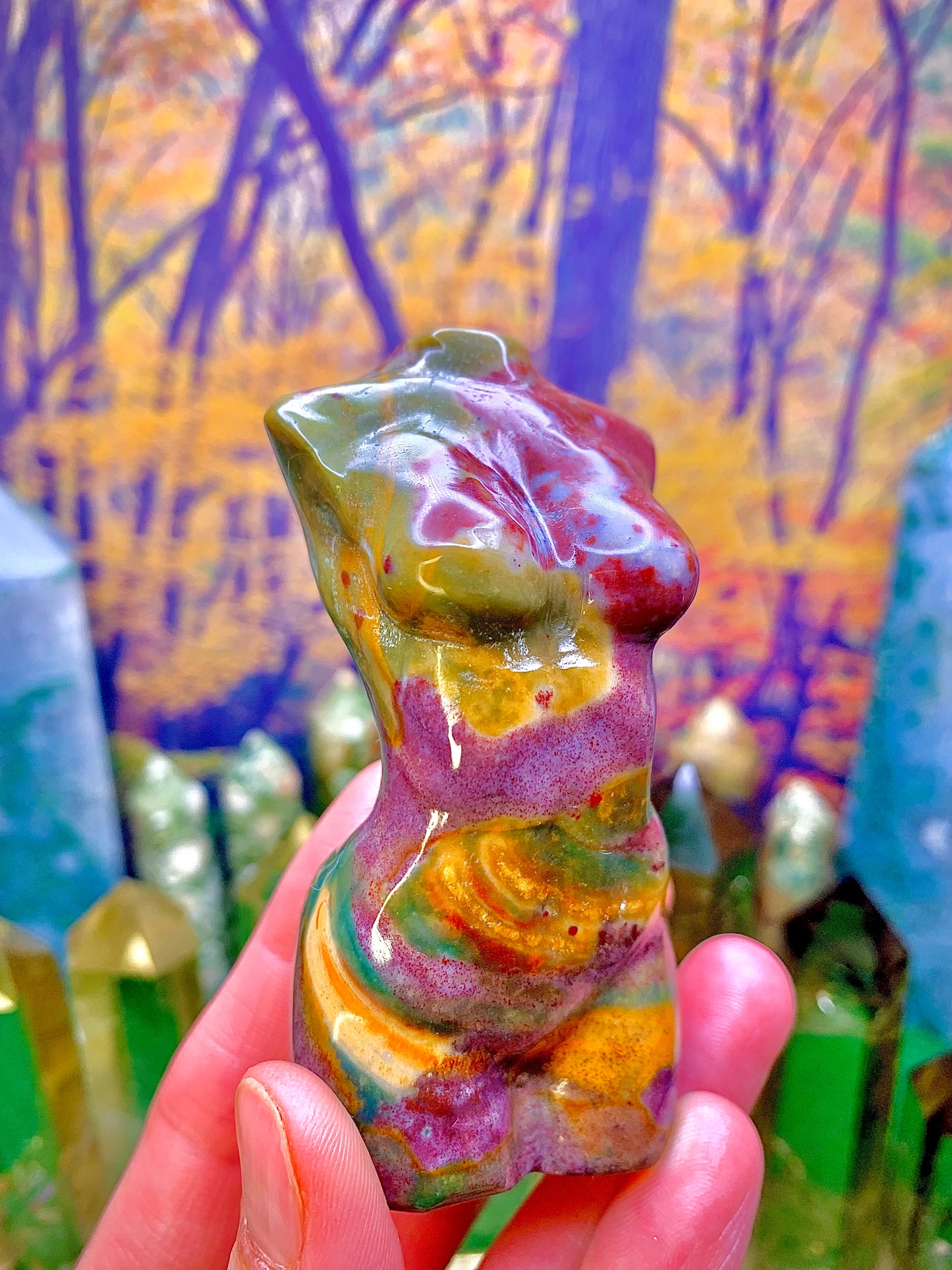 Ocean Jasper Goddess Body