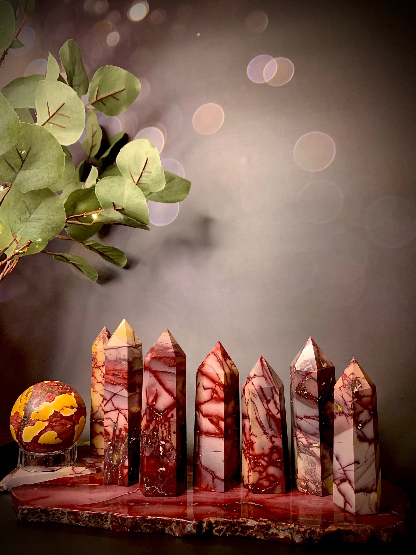 Purple Mookaite Towers (Medium)