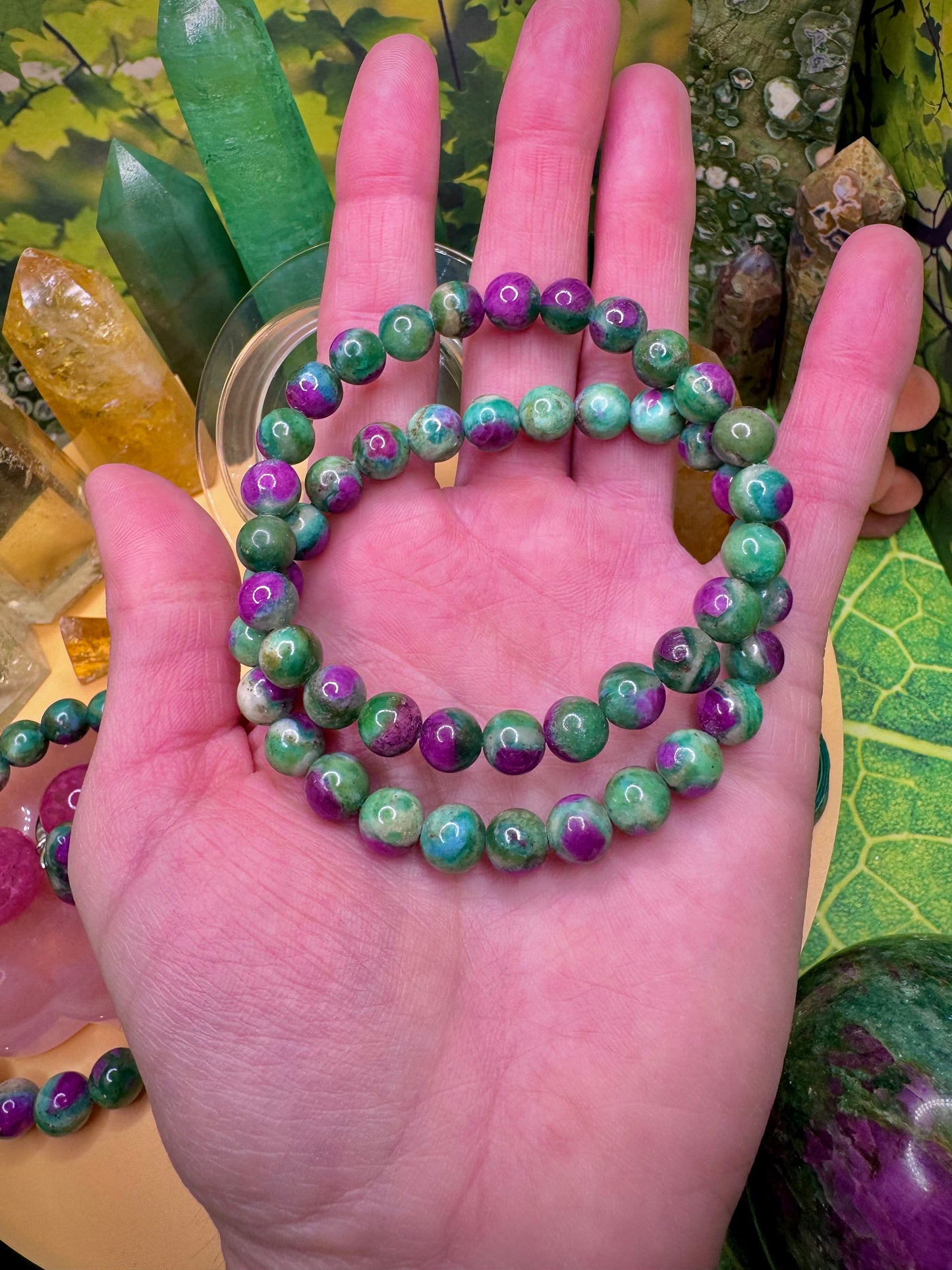 Ruby Fuchsite 8mm Bracelet