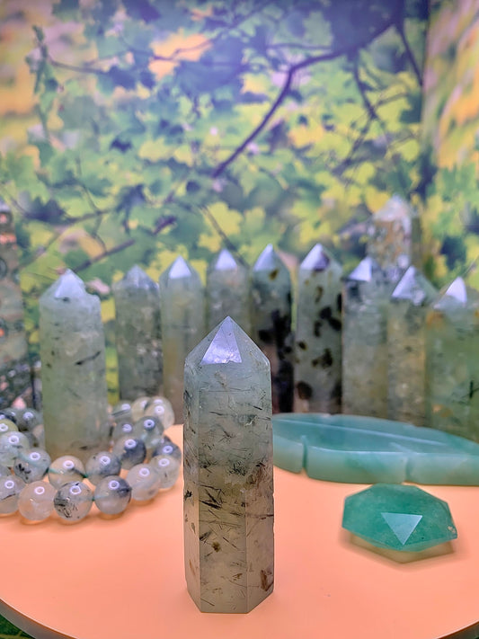 Prehnite Tower (Extra Small)