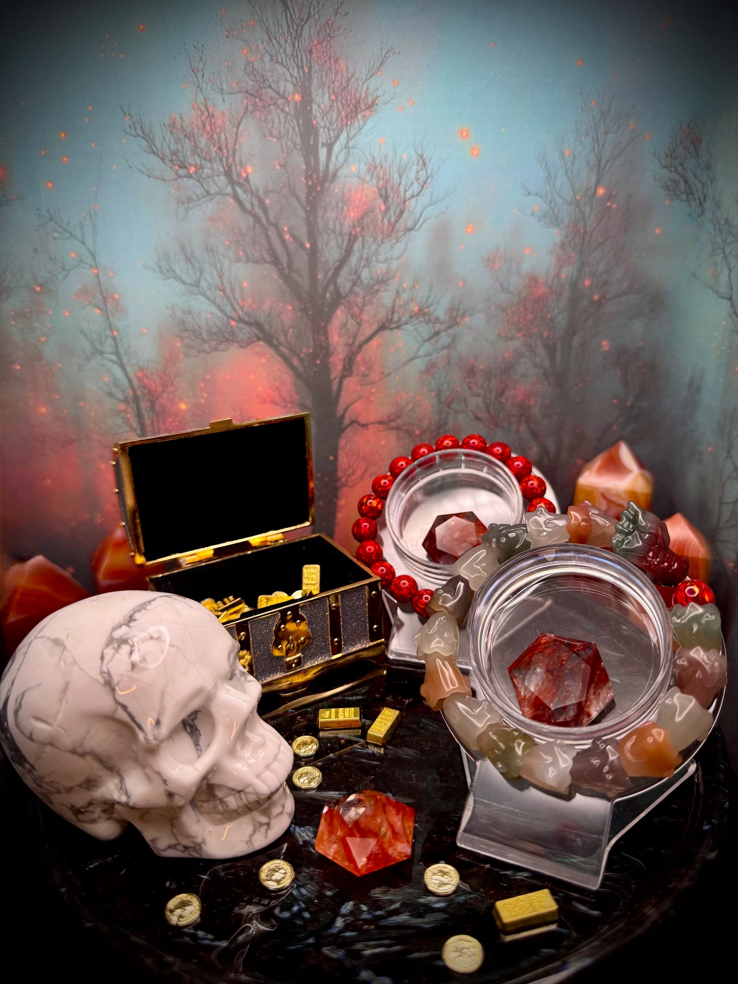 Alashan Agate Dragon Bracelet (10-14mm) VERMAX (RIP)