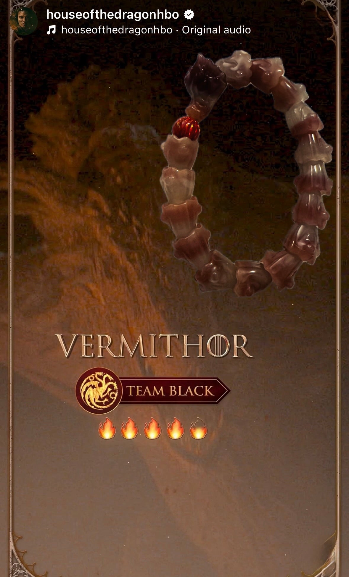 Alashan Agate Dragon Bracelet (10-14mm) VERMITHOR