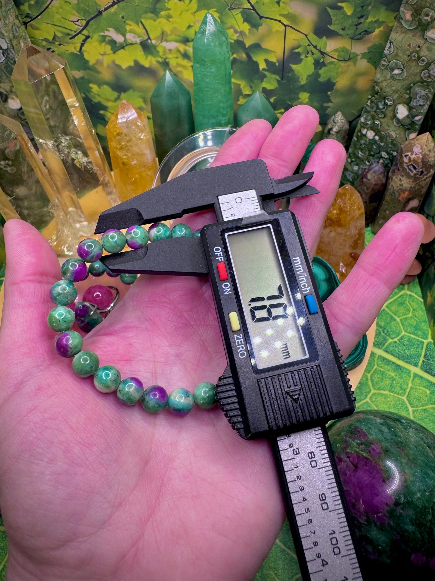 Ruby Fuchsite 8mm Bracelet