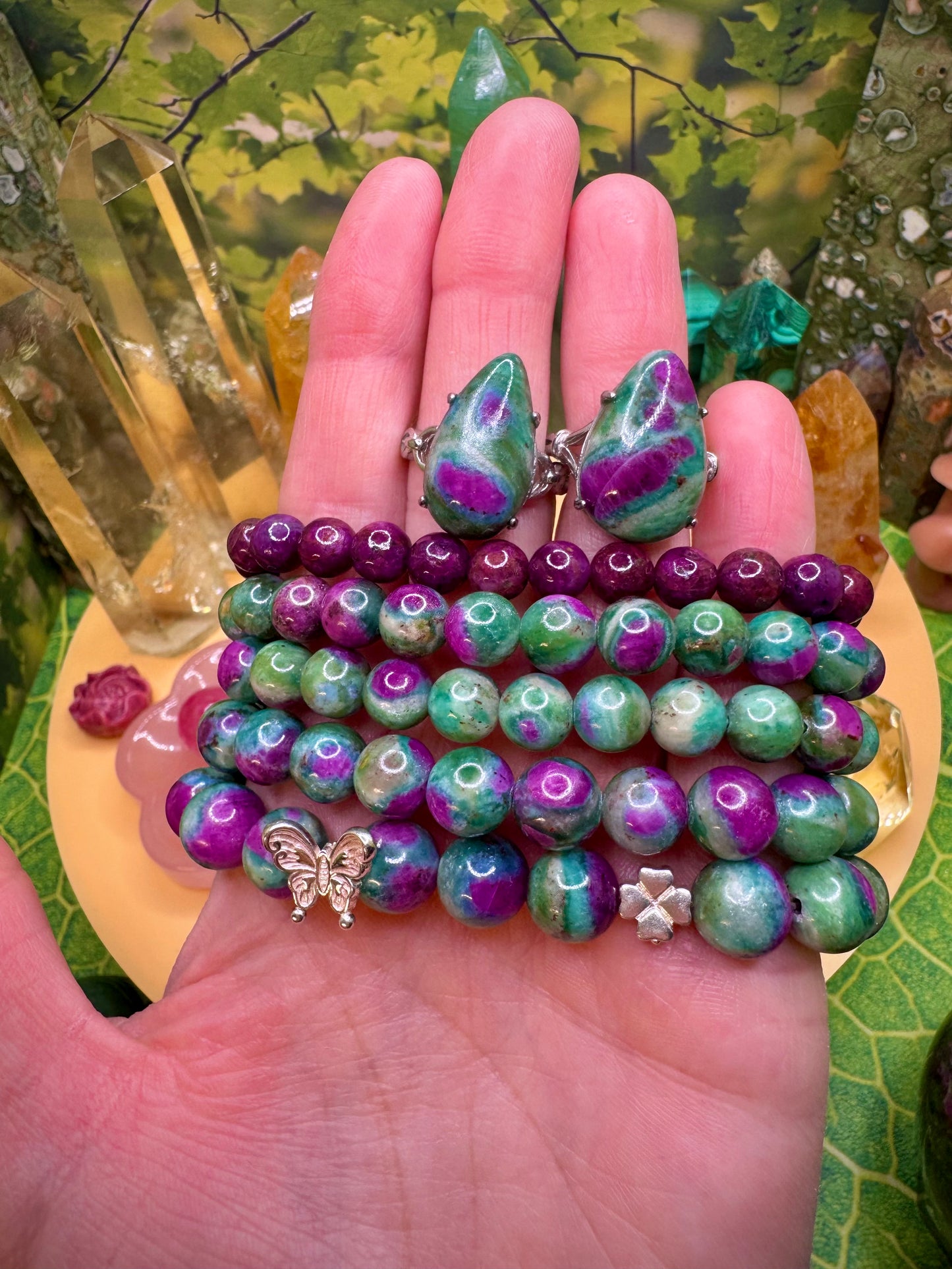 Ruby Fuchsite 8mm Bracelet