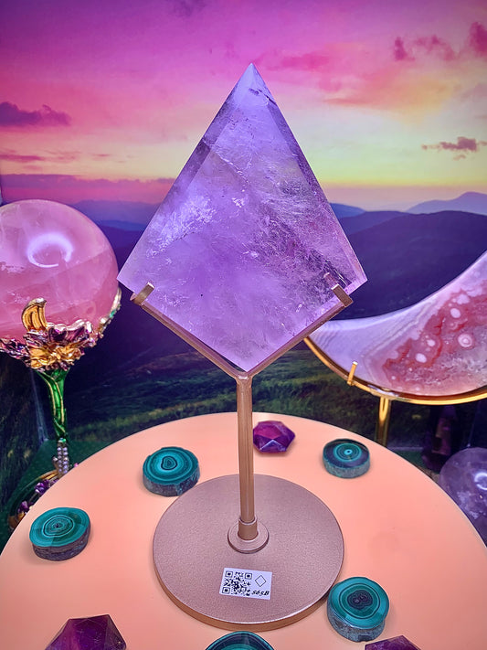 Amethyst Diamond 💎 on Stand