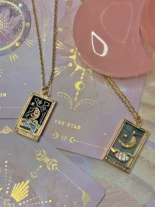 The “Moon” Tarot Card Fashion Necklace