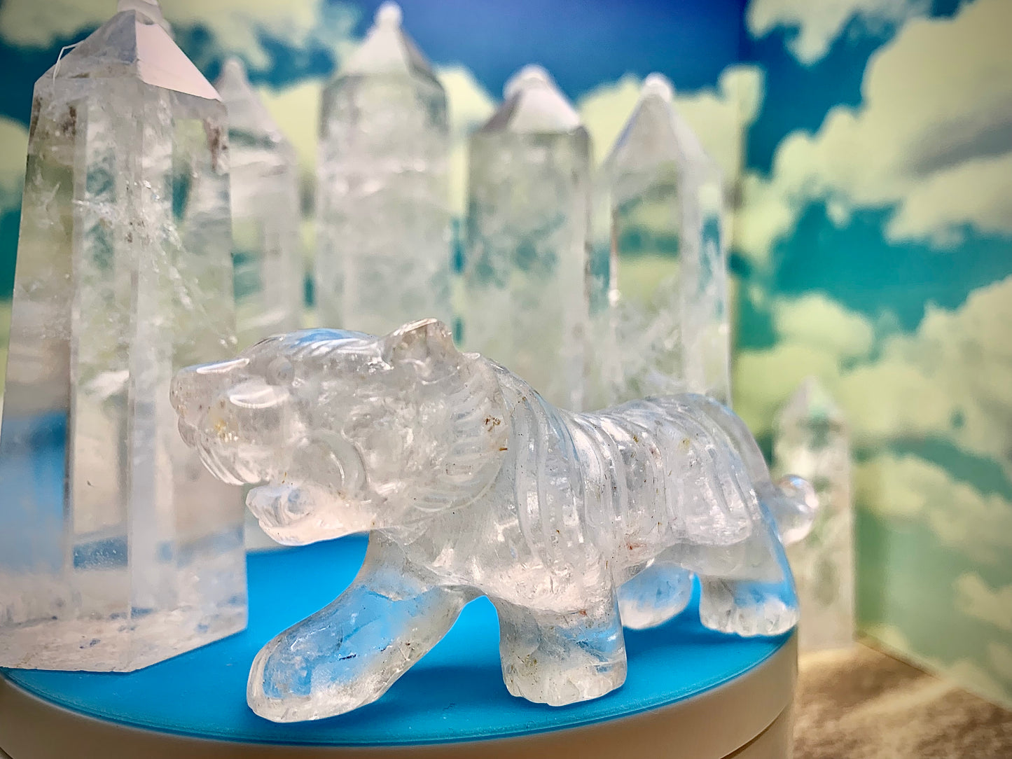 Clear Quartz Towers