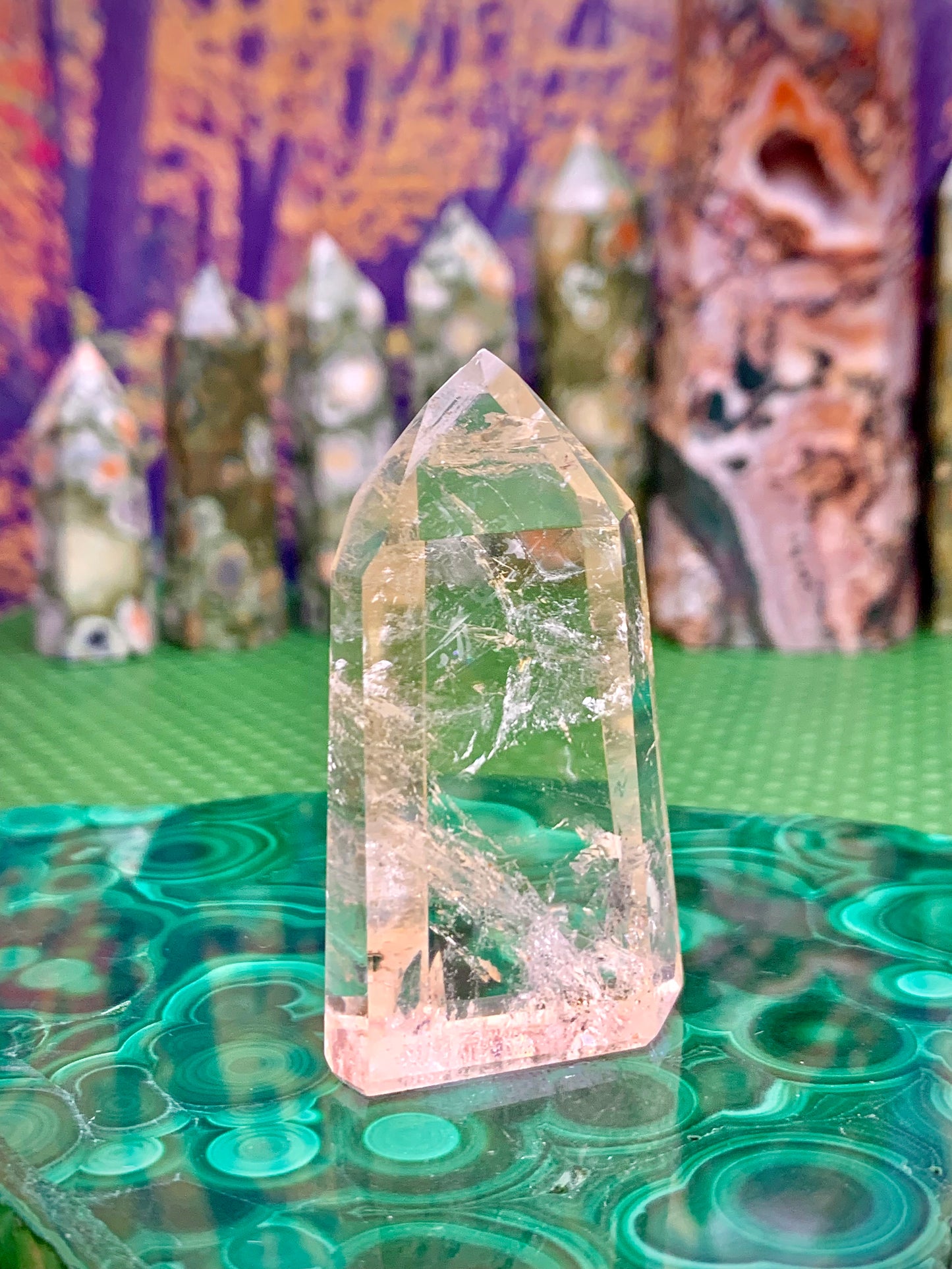 Natural Brazilian Citrine Tower (Small)