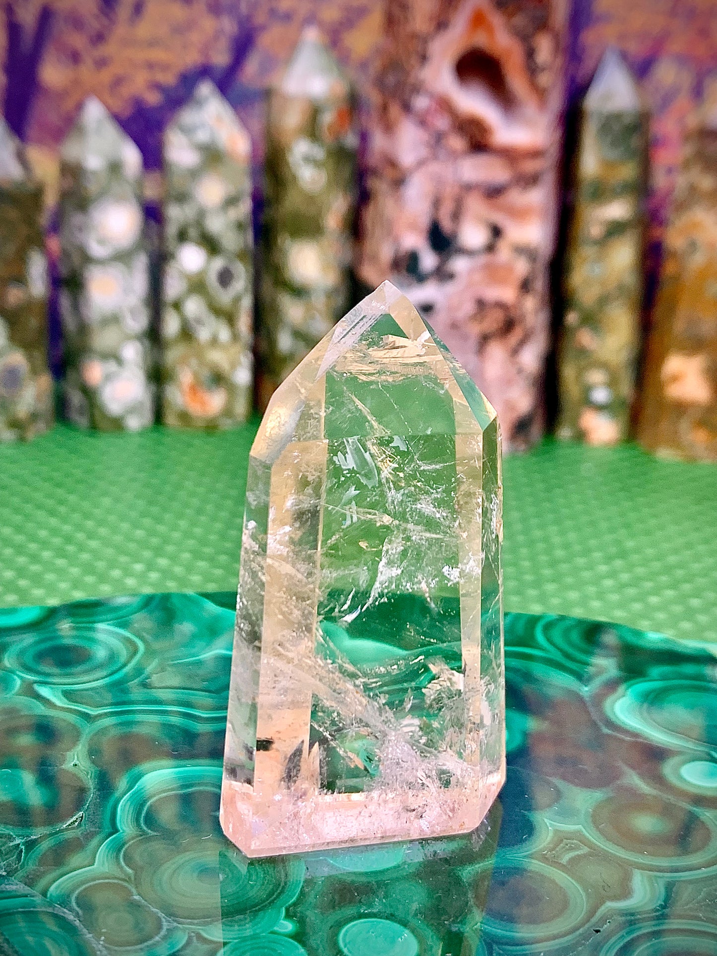 Natural Brazilian Citrine Tower (Small)