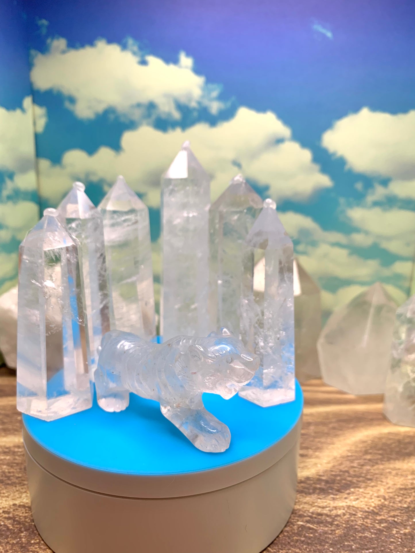 Clear Quartz Towers