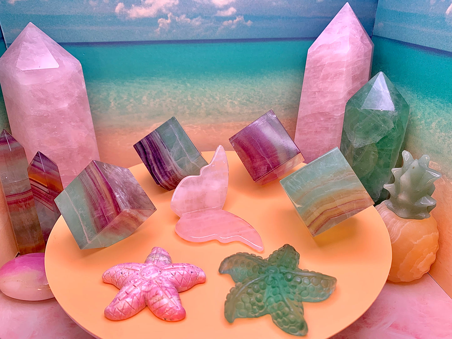 Candy 🍭 Fluorite Floating Cube