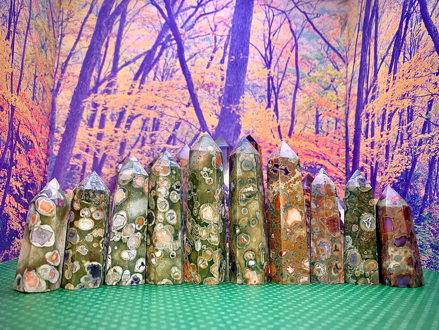 Rainforest Jasper Towers (Medium)