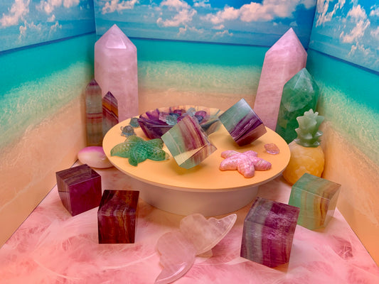 Candy 🍭 Fluorite Floating Cube