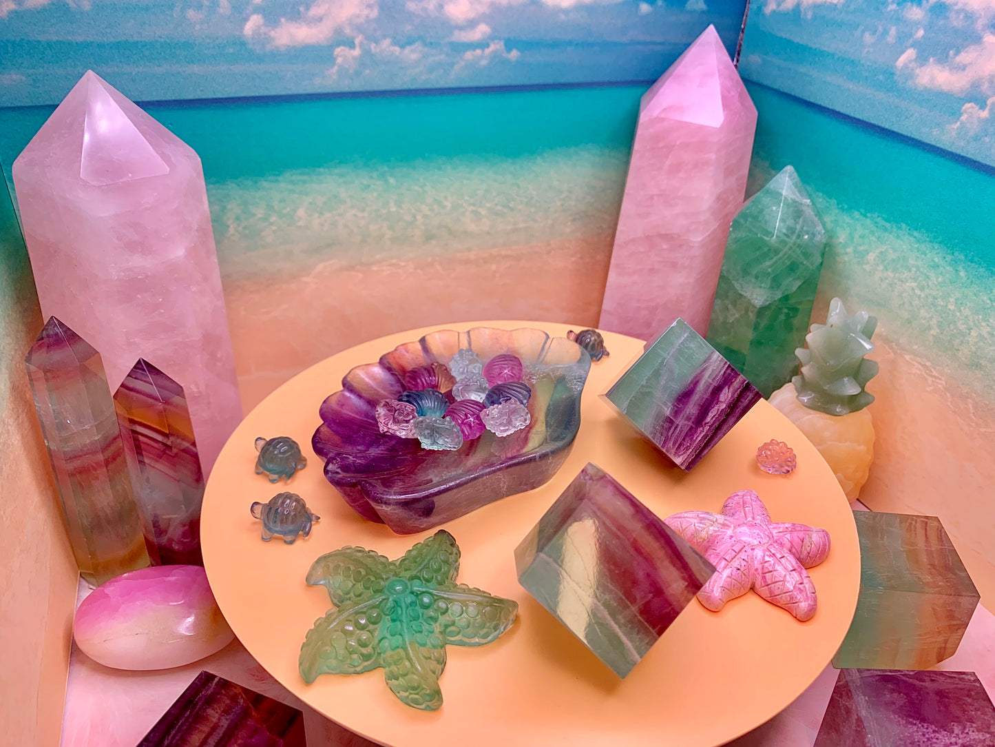 Candy 🍭 Fluorite Floating Cube