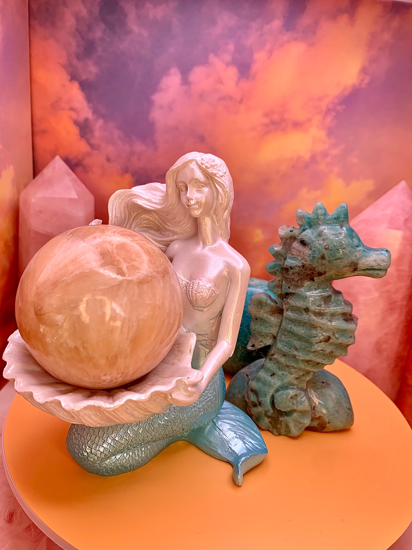 Mermaid Sphere Stand